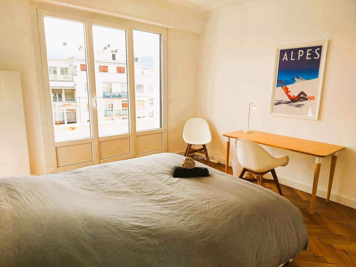 Champon - Lumineux 2 Chambres Avec Garage Prive - Tram A 1 Min Grenoble Exterior foto