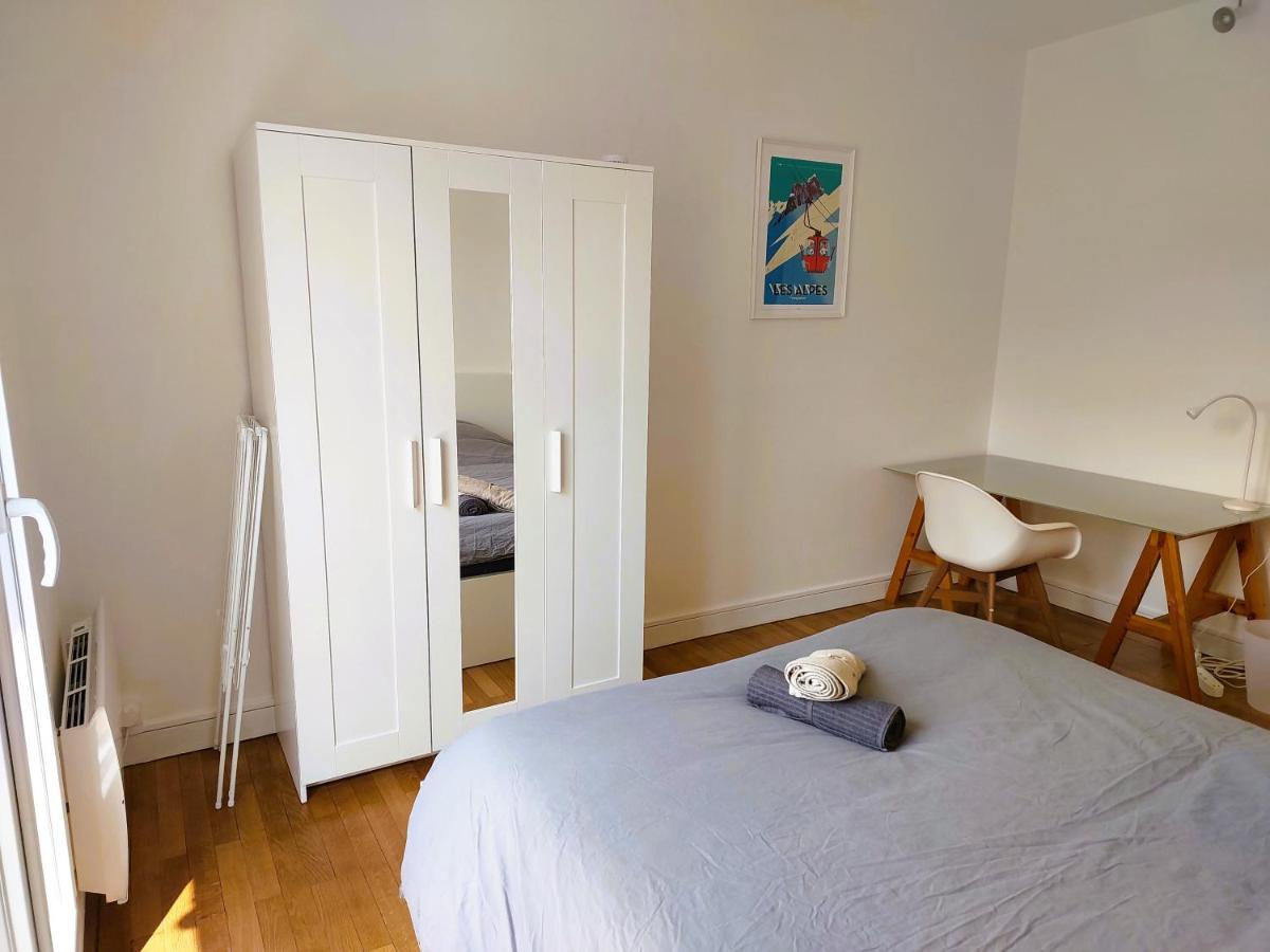 Champon - Lumineux 2 Chambres Avec Garage Prive - Tram A 1 Min Grenoble Exterior foto